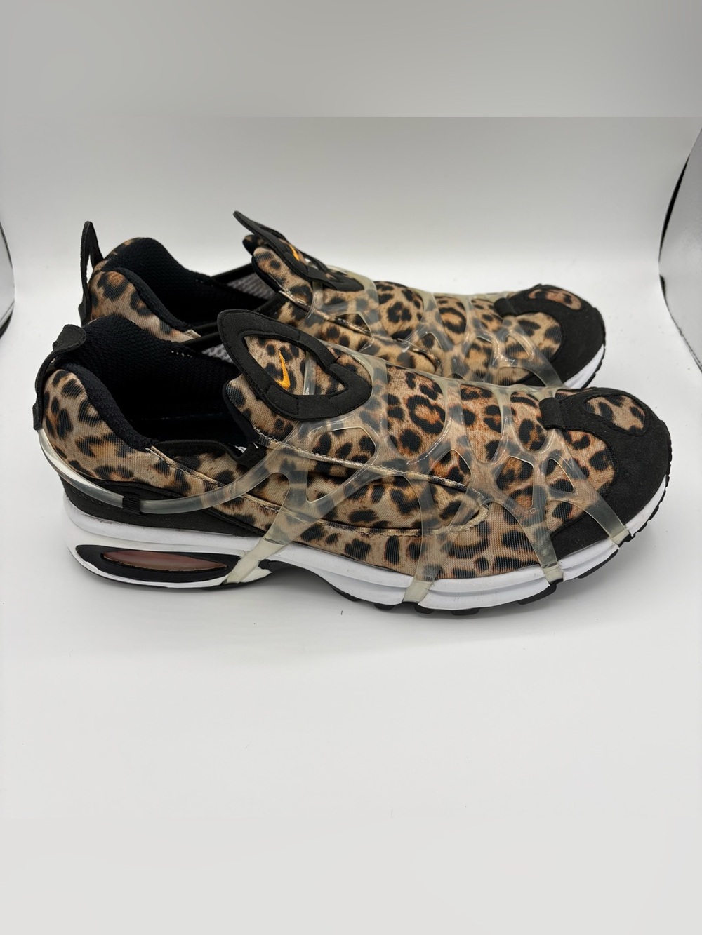 Nike Air Kukini SE Slip-On Low Top Leopard Animal Print Sneakers Size 11